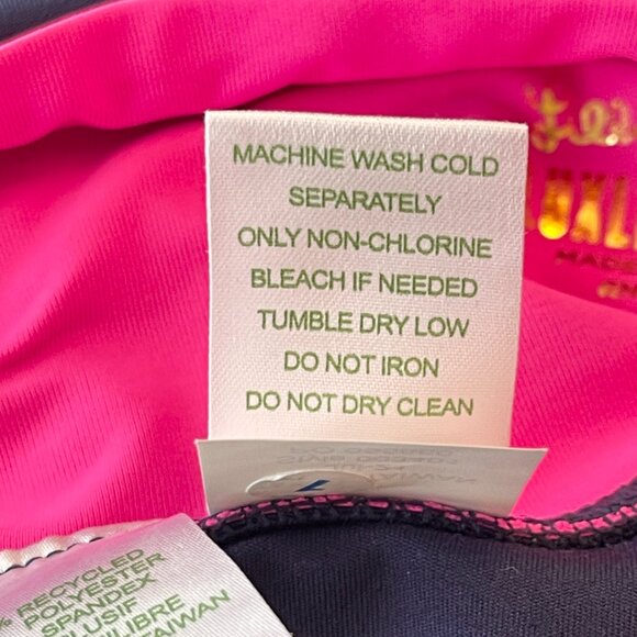 New Lilly Pulitzer Luxletic Small Leggings Weekender High Rise True Navy Blue - Picture 9 of 10